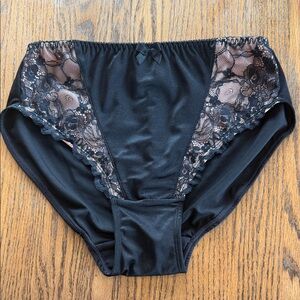 ABC Black Lace Panty L NWT